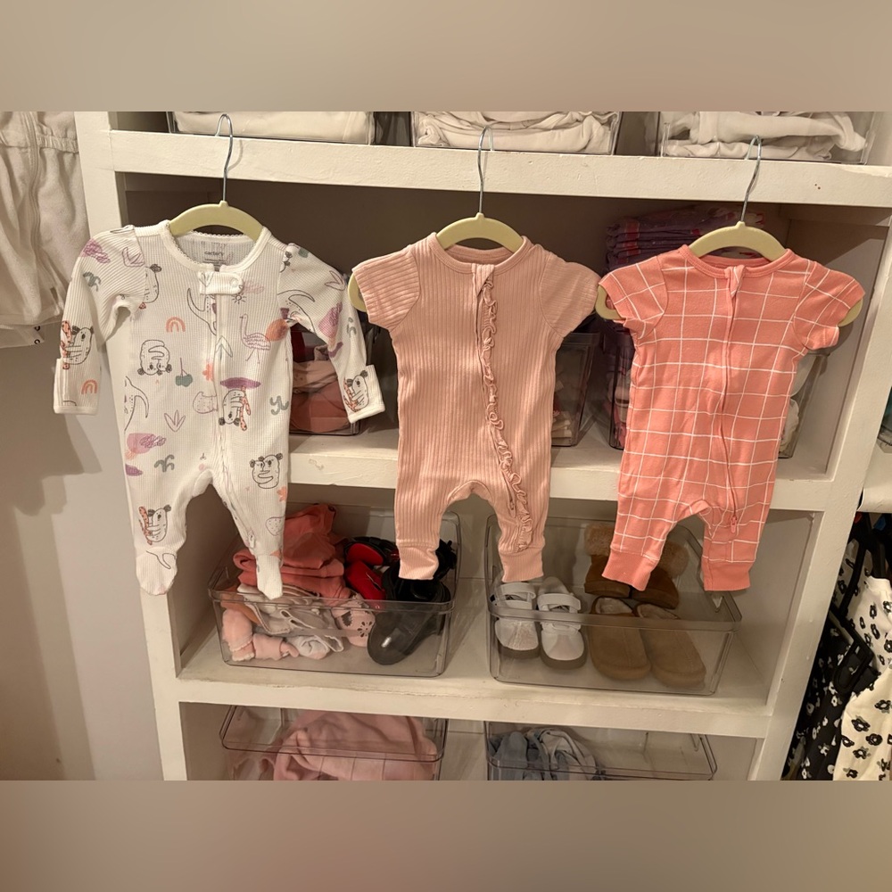 Pink Ruffled Kids One Piece